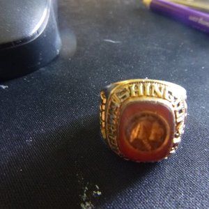 Washington Redskins Classic Gold plated NFL Ring.